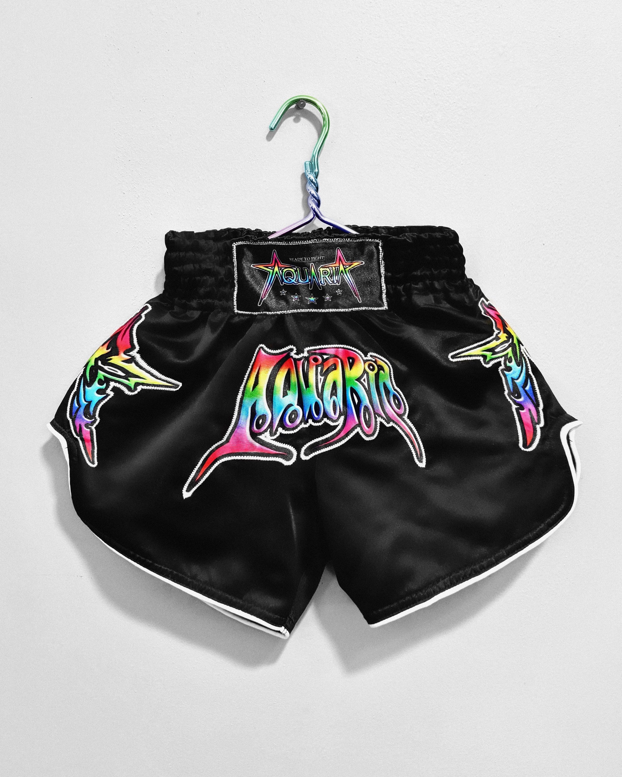 BADBLOOD★韓国人気 Satin Micro Boxer Shorts - Leopard Leopard 2.0 Unisex Muay Thai Shorts | Authentic | Men